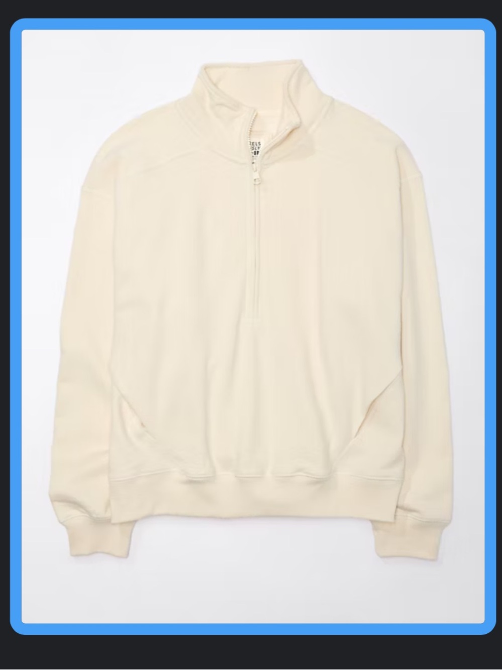 American Eagle Quarter Zip Sweatshirt